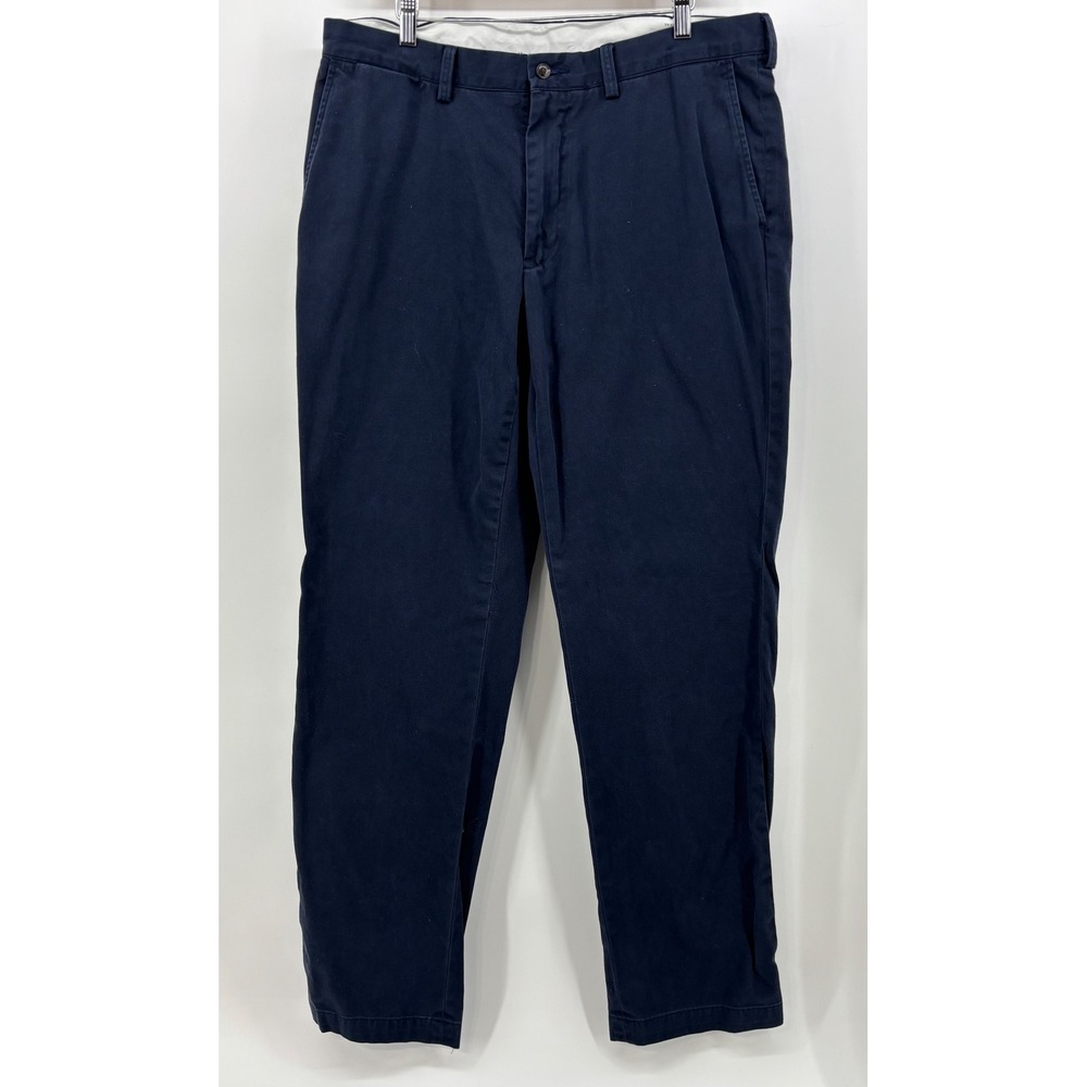 Polo Ralph‎ Lauren Pants Men's 36/32 Classic Fit Chino Navy Blue - Picture 2 of 7